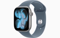 Умные часы Apple Watch Series 11 46 мм, S/M, Space Gray Aluminum Case, Anchor Blue Sport Band