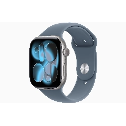 Умные часы Apple Watch Series 11 46 мм, S/M, Space Gray Aluminum Case, Anchor Blue Sport Band