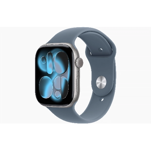 Apple Watch Series 11 46 мм, S/M, Space Gray Aluminum Case, Anchor Blue Sport Band