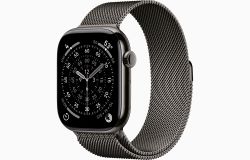 Умные часы Apple Watch Series 11 46 мм, M/L, Slate Titanium Case, Slate Milanese Loop
