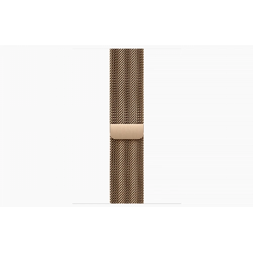 Apple Watch Series 11 46 мм, M/L, Gold Titanium Case, Gold Milanese Loop