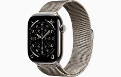 Умные часы Apple Watch Series 11 46 мм, M/L, Natural Titanium Case, Natural Milanese Loop