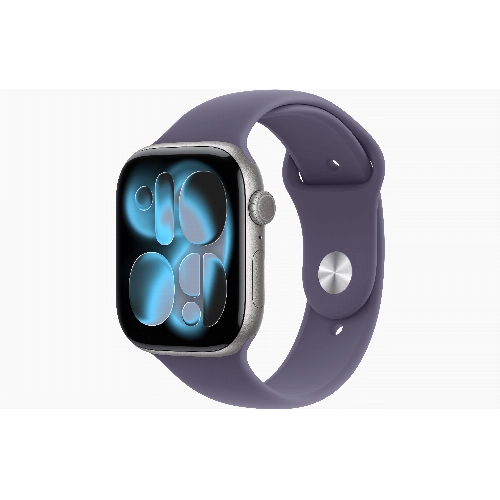 Apple Watch Series 11 46 мм, S/M, Space Gray Aluminum Case, Purple Fog Sport Band