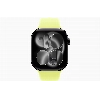 Apple Watch Series 11 46 мм, S/M, Jet Black Aluminum Case, Neon Yellow Sport Band