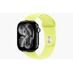 Умные часы Apple Watch Series 11 46 мм, M/L, Jet Black Aluminum Case, Neon Yellow Sport Band