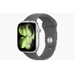 Умные часы Apple Watch Series 11 46 мм, S/M, Silver Aluminum Case, Stone Gray Sport Band