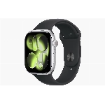 Умные часы Apple Watch Series 11 46 мм, S/M, Silver Aluminum Case, Black Sport Band