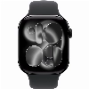 Умные часы Apple Watch Series 11 42 мм, S/M 130-200 мм, Jet Black Aluminum Case, Black Sport Band