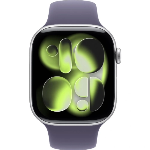 Умные часы Apple Watch Series 11 46 мм, S/M 130-200 мм, Silver Aluminum Case, Purple Fog Sport Band