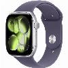 Умные часы Apple Watch Series 11 46 мм, S/M 130-200 мм, Silver Aluminum Case, Purple Fog Sport Band