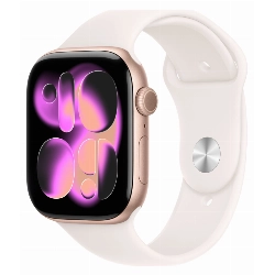 Умные часы Apple Watch Series 11 42 мм, S/M 130-200 мм, Rose Gold Aluminum Case, Light Blush Sport Band