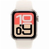 Умные часы Apple Watch SE 3 44 мм, Starlight Aluminum Case with Starlight Sport Band (M/L)