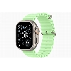 Apple Watch Ultra 3 49 мм, Titanium Case with Neon Green Ocean Band