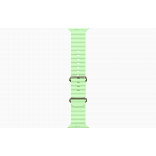 Apple Watch Ultra 3 49 мм, Titanium Case with Neon Green Ocean Band