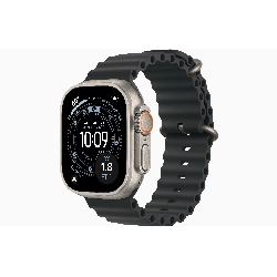 Apple Watch Ultra 3 49 мм, Titanium Case with Black Ocean Band