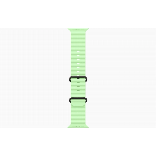 Apple Watch Ultra 3 49 мм, Black Titanium Case with Neon Green Ocean Band