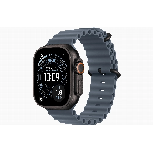 Apple Watch Ultra 3 49 мм, Black Titanium Case with Anchor Blue Ocean Band