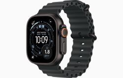 Apple Watch Ultra 3 49 мм, Black Titanium Case with Black Ocean Band
