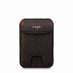 Магнитный кардхолдер VAJA V-Mag Mini Top Wallet, Black and Rosso (CGE-MCM-GTR)