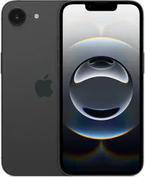 Смартфон Apple iPhone 16e 128 GB, Dual SIM (nano SIM+eSIM), Black