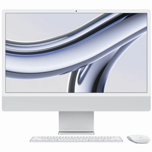 Моноблок iMac 24 M3 Z19D001KC (8C CPU, 10C GPU) 24/1024 ГБ, серебристый