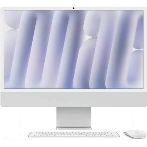 Apple iMac 24" (MWUU3), M4 (10C CPU, 10C GPU), 16 ГБ, 256 ГБ SSD, серебристый