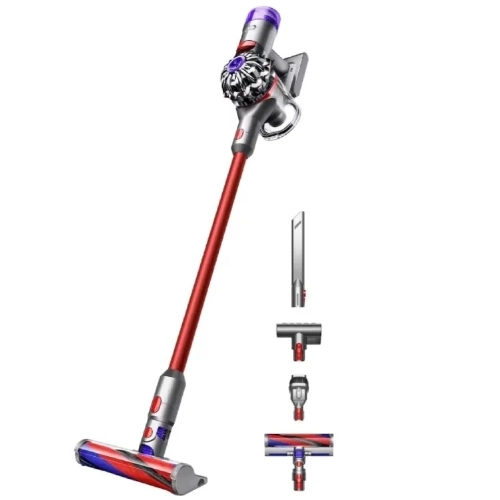 Dyson V8 Silm Fluffy (SV10K) Stick Vacuum Cleaner, Red 