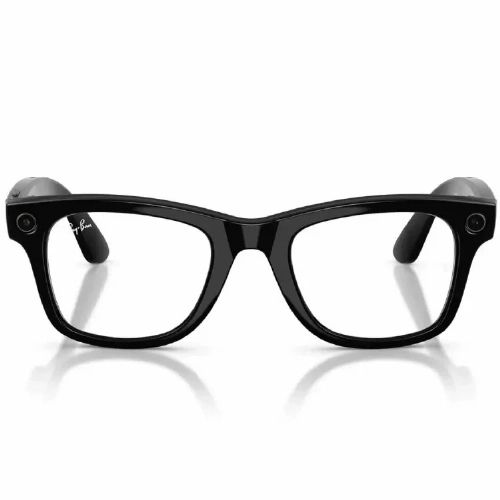 Ray-Ban Gen 2 Wayfarer Shiny Black Transition Graphite Green, 150 50 Size