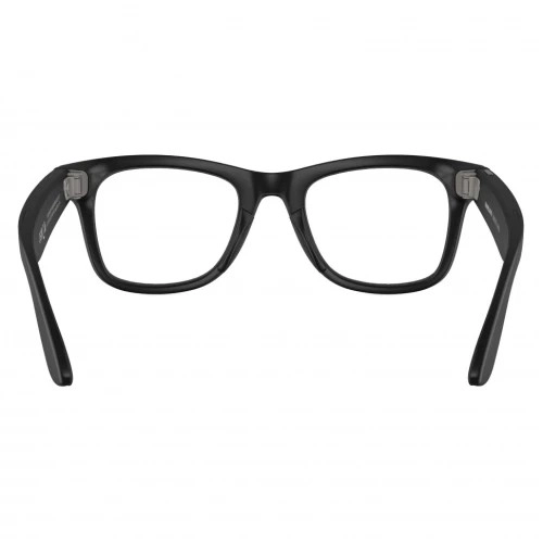 Ray-Ban Wayfarer Matte Black Transitions Graphite Green, 155 53 Size