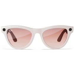 Умные очки Ray-Ban Skyler Shiny Chalky Gray Cinnamon Pink, 150 52 Size