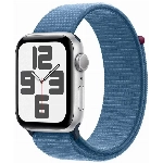 Умные часы Apple Watch Series SE Gen 2 44 мм, Aluminium Case, Серебристый/Голубой 