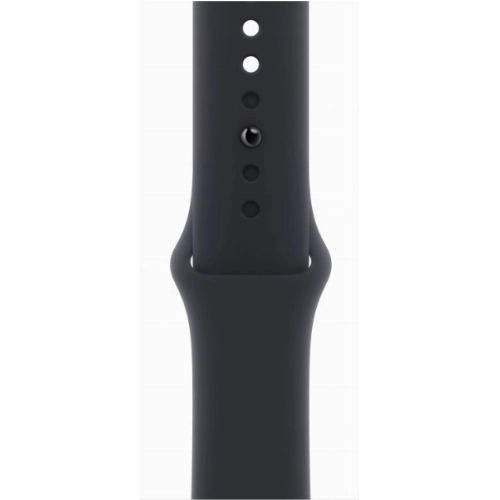 Apple Watch Series 9, 41 мм, корпус из алюминия графитового цвета, спортивный ремешок цвета «полуночный», размер S/M