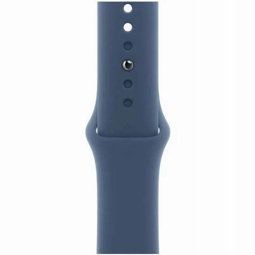 Умные часы Apple Watch Series SE Gen 2 44 мм Aluminium Case, Silver/Denim, серебристый/деним - S/M