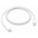 Кабель USB Type-C - Type-C, Wooven Cable (MQKJ3ZM/A), 60 Вт, 1 м, White, белый