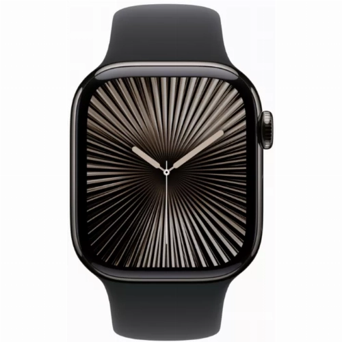 Умные часы Apple Watch Series 10 46 мм, M/L 140-245 мм, Titanium Case GPS+Cellular, Black