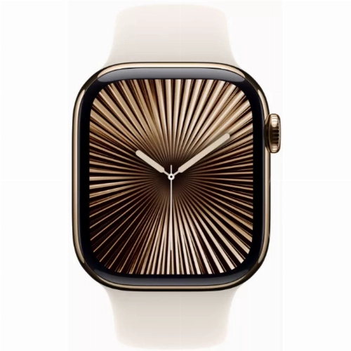 Умные часы Apple Watch Series 10 42 мм, M/L 140-245 мм, Titanium Case GPS+Cellular, Gold