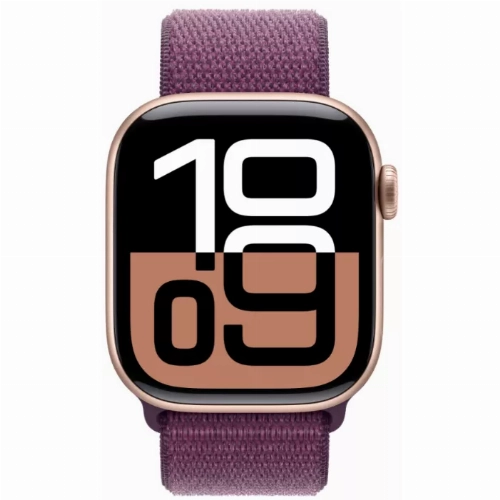 Умные часы Apple Watch Series 10 42 мм, Aluminium Case GPS, Sport Loop, Rose Gold