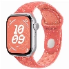 Умные часы Apple Watch Series 10 42 мм, S/M 130-180 мм, Aluminum Silver Case with Magic Ember Nike Sport Band