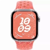 Умные часы Apple Watch Series 10 42 мм, S/M 130-180 мм, Aluminum Silver Case with Magic Ember Nike Sport Band