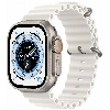 Apple Watch Ultra GPS + Cellular, 49 мм, корпус из титана, ремешок Ocean белого цвета