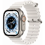 Apple Watch Ultra GPS + Cellular, 49 мм, корпус из титана, ремешок Ocean белого цвета