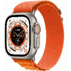 Apple Watch Ultra GPS + Cellular, 49 мм, корпус из титана, ремешок Alpine оранжевого цвета, размер L