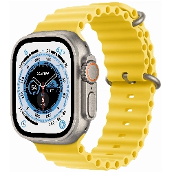 Apple Watch Ultra GPS + Cellular, 49 мм, корпус из титана, ремешок Ocean желтого цвета