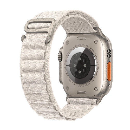 Apple Watch Ultra GPS + Cellular, 49 мм, корпус из титана, ремешок Alpine цвета «сияющая звезда», размер M