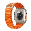 Apple Watch Ultra GPS + Cellular, 49 мм, корпус из титана, ремешок Alpine оранжевого цвета, размер M