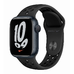 Умные часы Apple Watch Series 7 41 мм Aluminium Case with NIKE, темная ночь