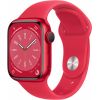 Red Aluminium Case with Red Sport Band