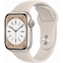 Умные часы Apple Watch Series 8 45 мм Starlight Aluminium Case with Starlight Sport Band, размер M/L