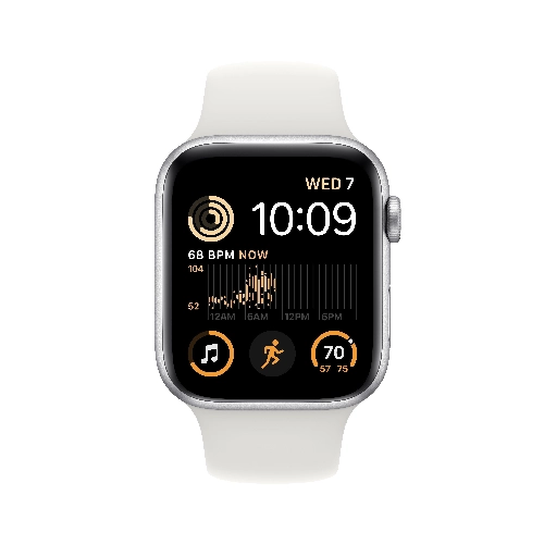 Умные часы Apple Watch Series SE Gen 2 40 мм Aluminium Case, серебристые, размер S/M