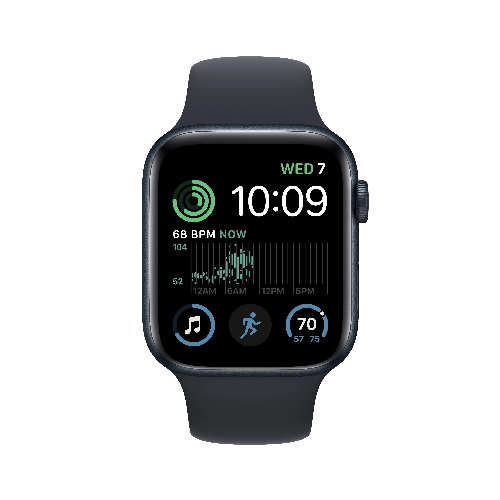 Умные часы Apple Watch Series SE Gen 2 40 мм Aluminium Case, тёмная ночь, размер M/L
